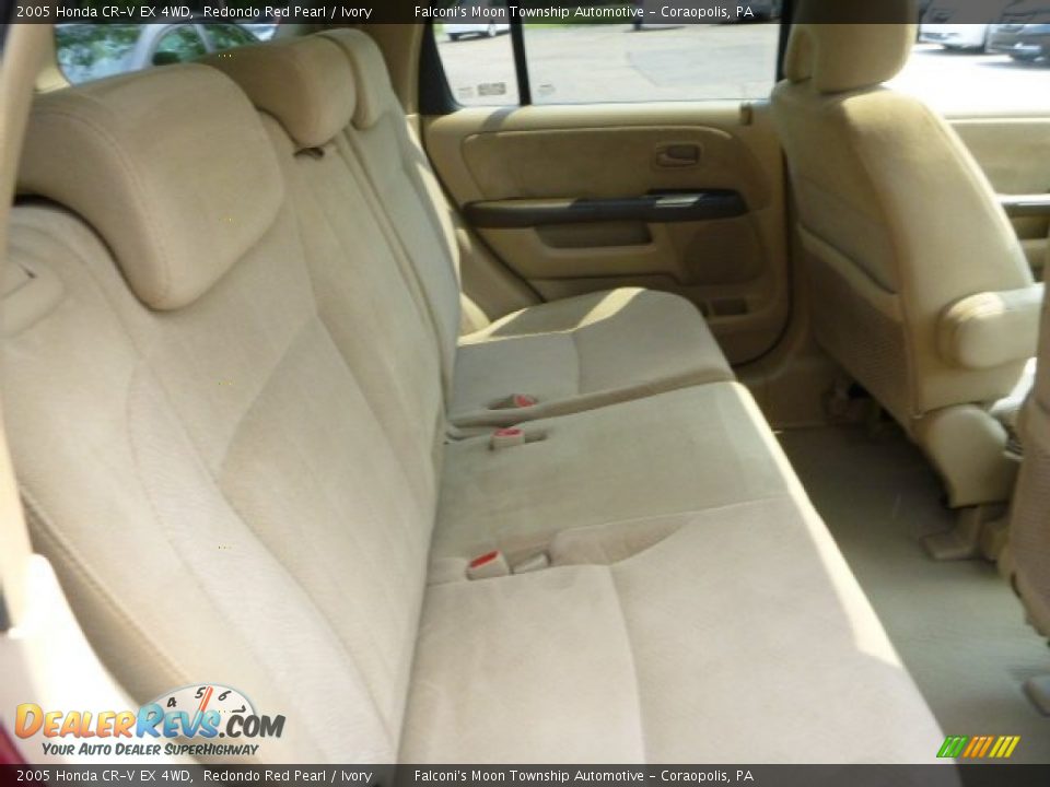 2005 Honda CR-V EX 4WD Redondo Red Pearl / Ivory Photo #13