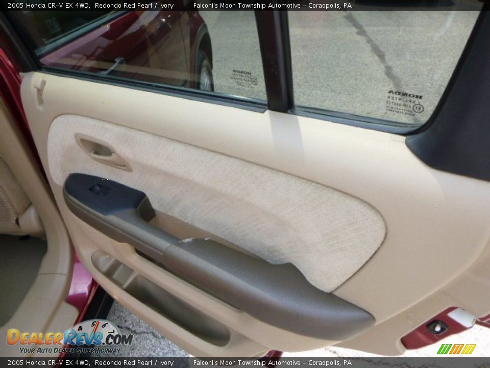 2005 Honda CR-V EX 4WD Redondo Red Pearl / Ivory Photo #14