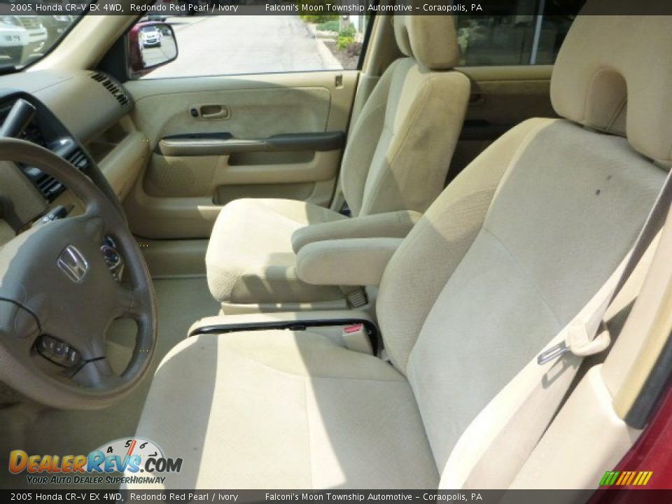 2005 Honda CR-V EX 4WD Redondo Red Pearl / Ivory Photo #15
