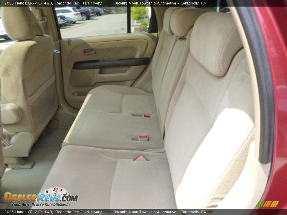 2005 Honda CR-V EX 4WD Redondo Red Pearl / Ivory Photo #16