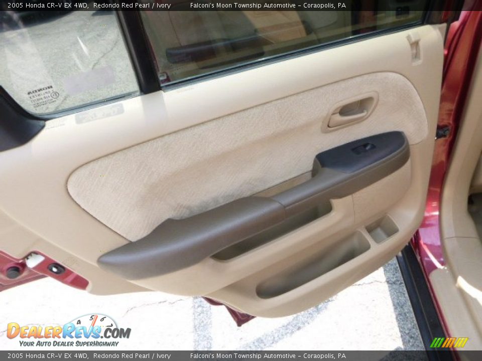 2005 Honda CR-V EX 4WD Redondo Red Pearl / Ivory Photo #18