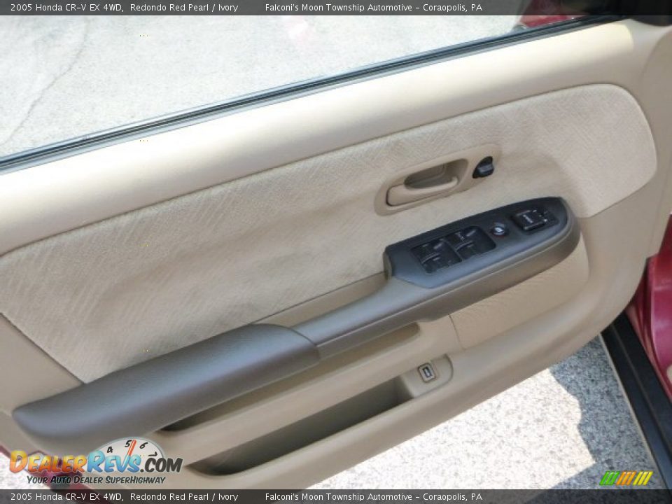 2005 Honda CR-V EX 4WD Redondo Red Pearl / Ivory Photo #19