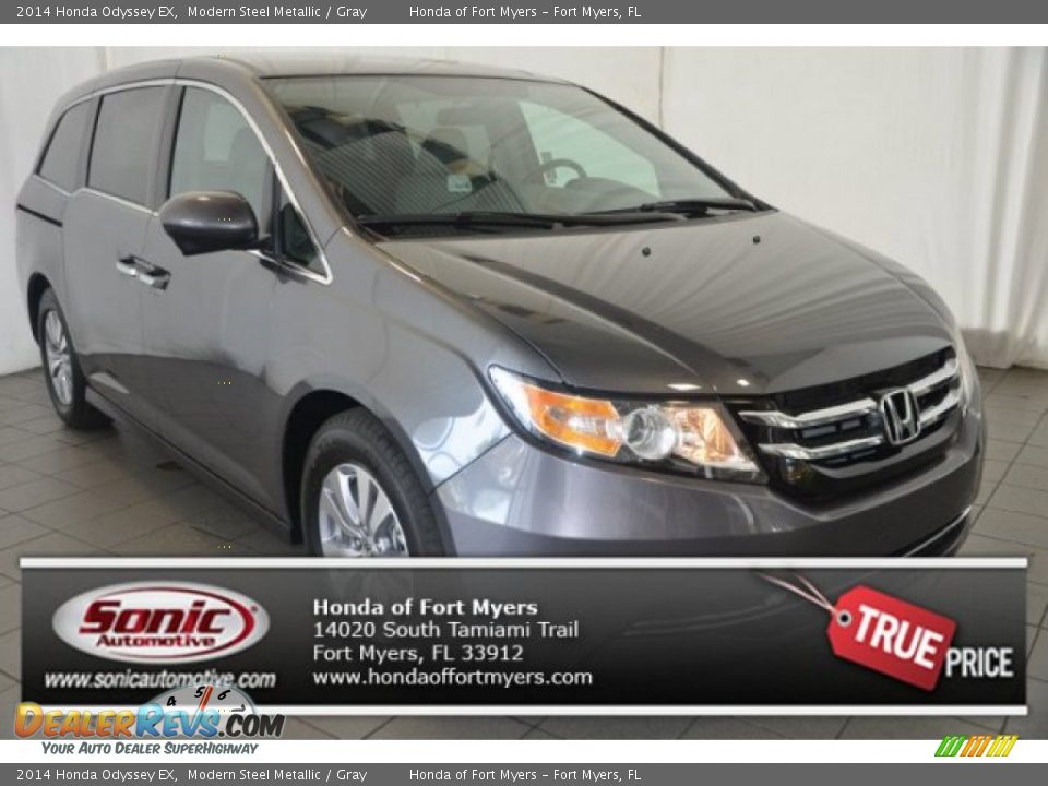 2014 Honda Odyssey EX Modern Steel Metallic / Gray Photo #1