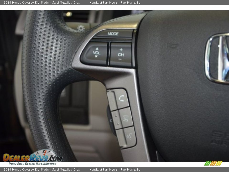 2014 Honda Odyssey EX Modern Steel Metallic / Gray Photo #15