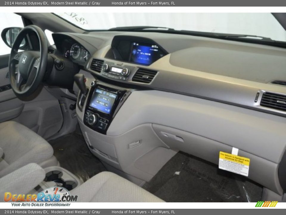 2014 Honda Odyssey EX Modern Steel Metallic / Gray Photo #23
