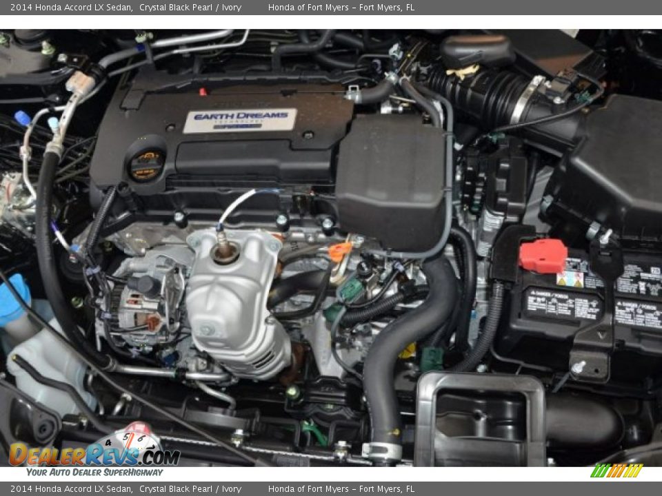 2014 Honda Accord LX Sedan Crystal Black Pearl / Ivory Photo #24