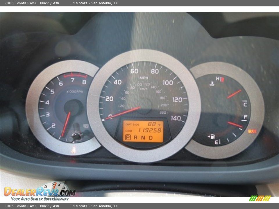 2006 Toyota RAV4 Black / Ash Photo #16