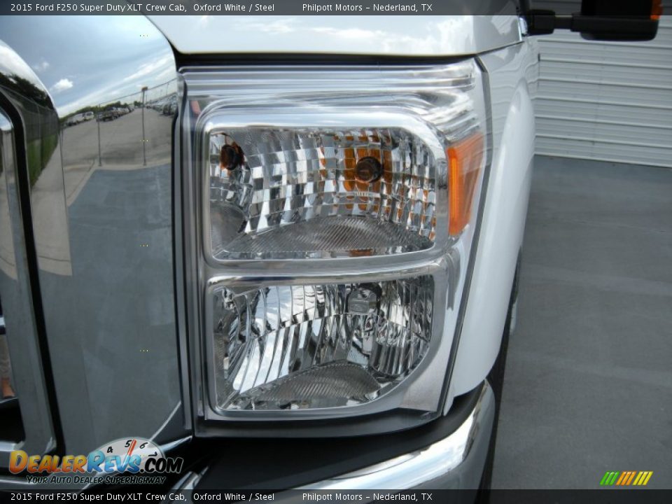 2015 Ford F250 Super Duty XLT Crew Cab Oxford White / Steel Photo #9
