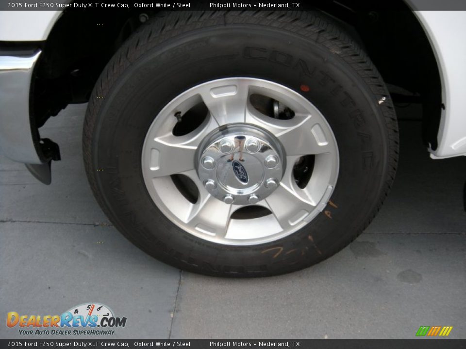 2015 Ford F250 Super Duty XLT Crew Cab Oxford White / Steel Photo #11