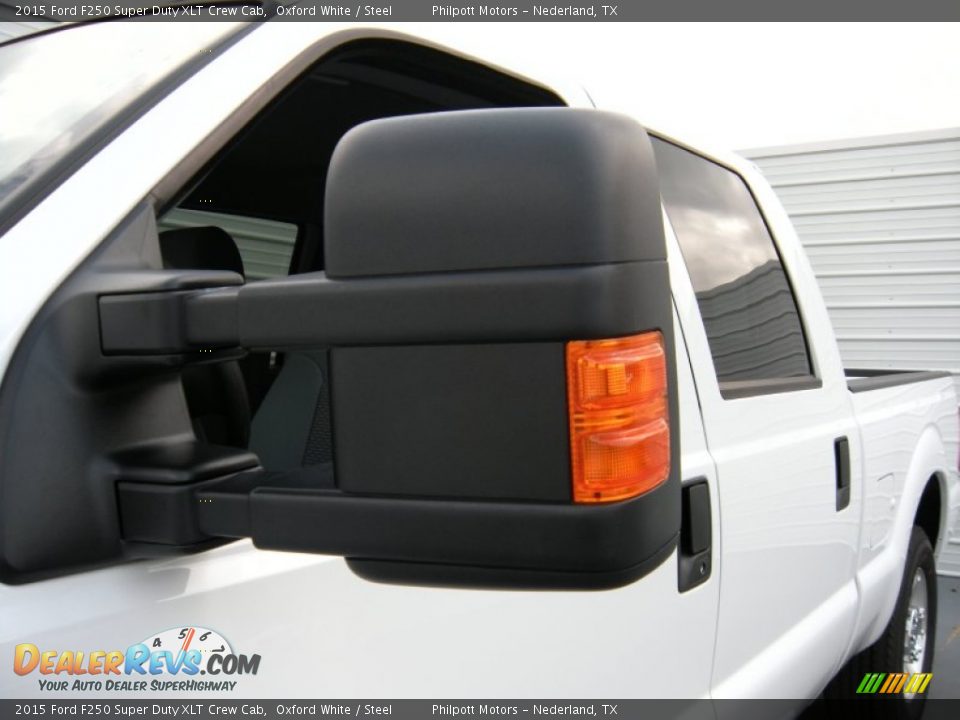 2015 Ford F250 Super Duty XLT Crew Cab Oxford White / Steel Photo #13