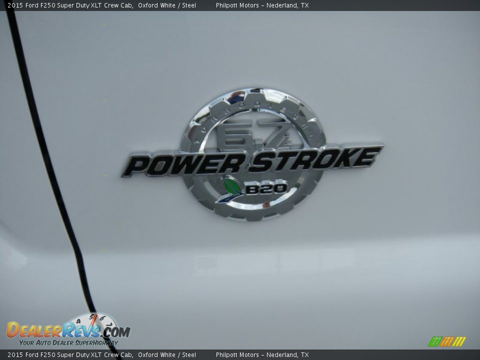 2015 Ford F250 Super Duty XLT Crew Cab Oxford White / Steel Photo #15