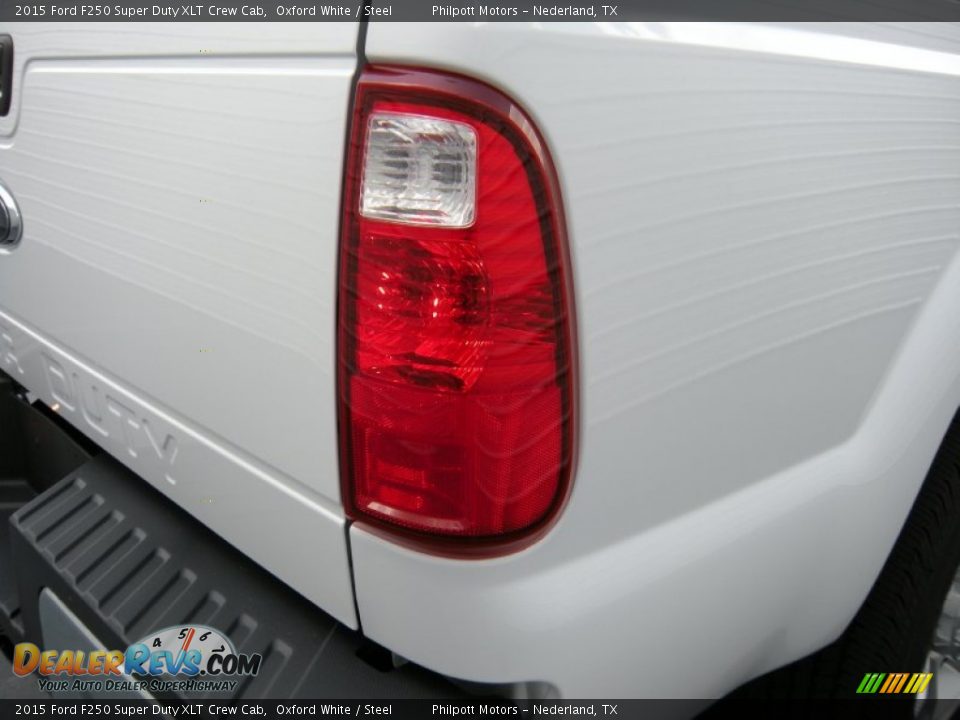2015 Ford F250 Super Duty XLT Crew Cab Oxford White / Steel Photo #18