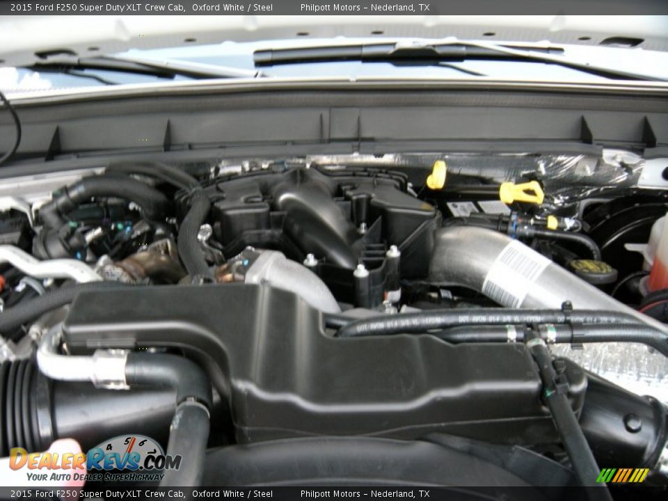 2015 Ford F250 Super Duty XLT Crew Cab Oxford White / Steel Photo #19