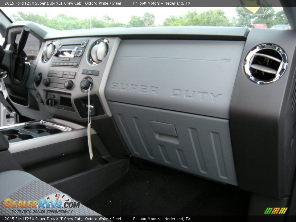 2015 Ford F250 Super Duty XLT Crew Cab Oxford White / Steel Photo #20