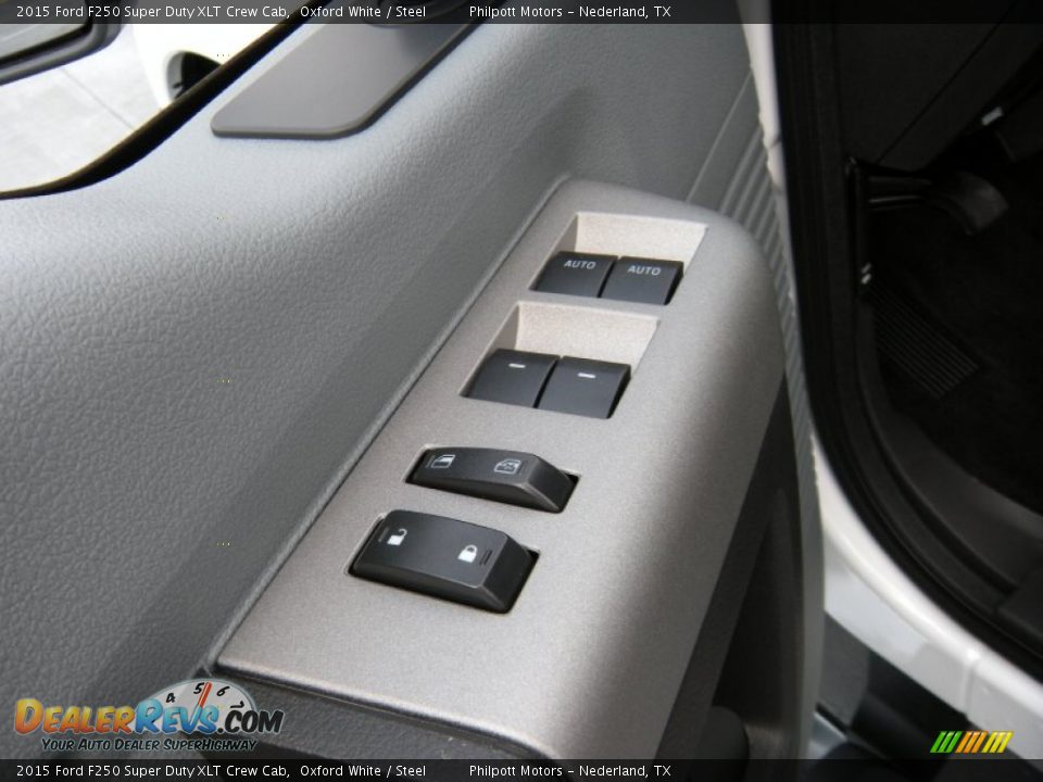 2015 Ford F250 Super Duty XLT Crew Cab Oxford White / Steel Photo #25