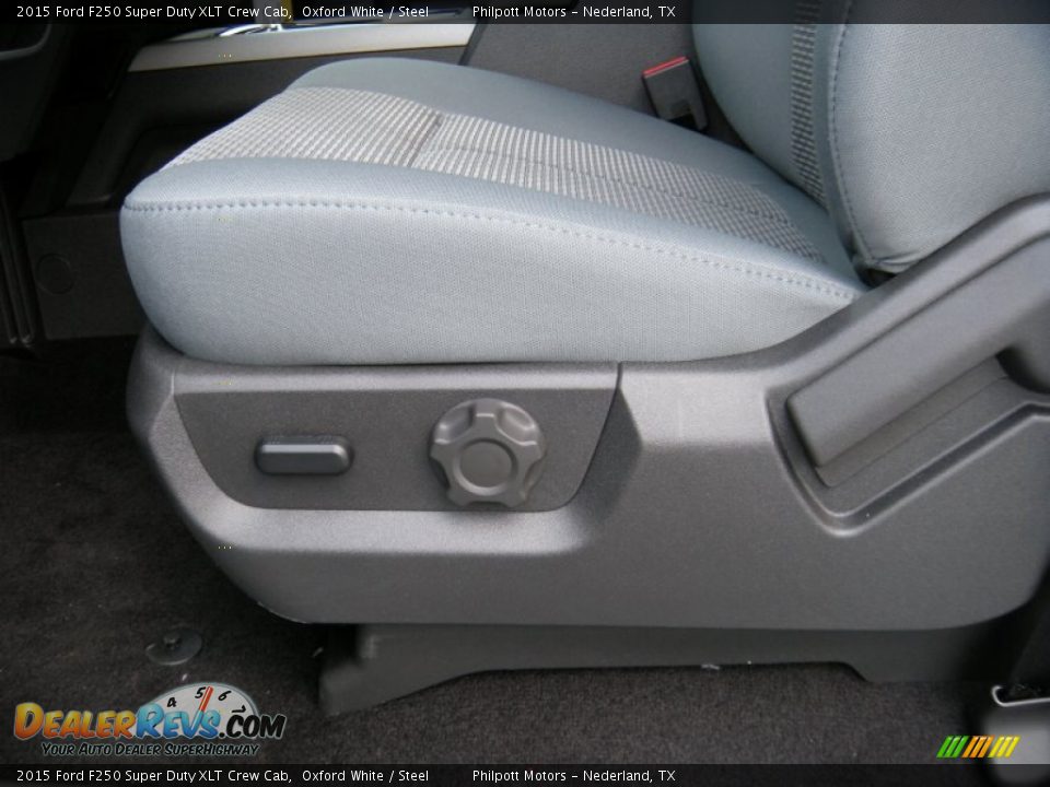 2015 Ford F250 Super Duty XLT Crew Cab Oxford White / Steel Photo #27