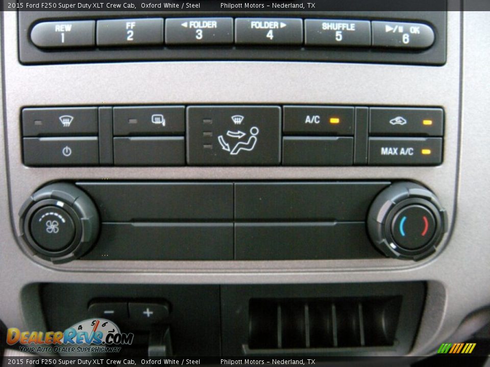 2015 Ford F250 Super Duty XLT Crew Cab Oxford White / Steel Photo #31