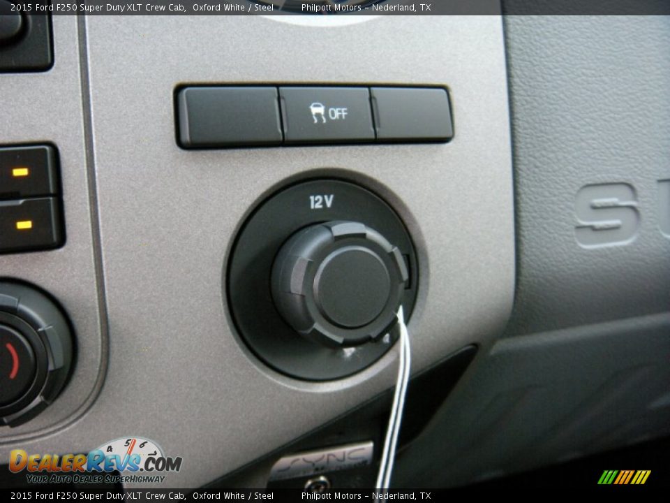 2015 Ford F250 Super Duty XLT Crew Cab Oxford White / Steel Photo #33