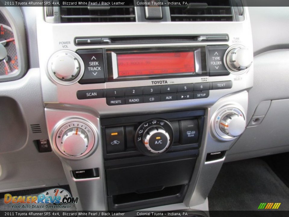 2011 Toyota 4Runner SR5 4x4 Blizzard White Pearl / Black Leather Photo #17