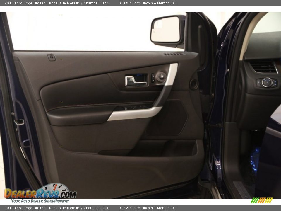 2011 Ford Edge Limited Kona Blue Metallic / Charcoal Black Photo #4