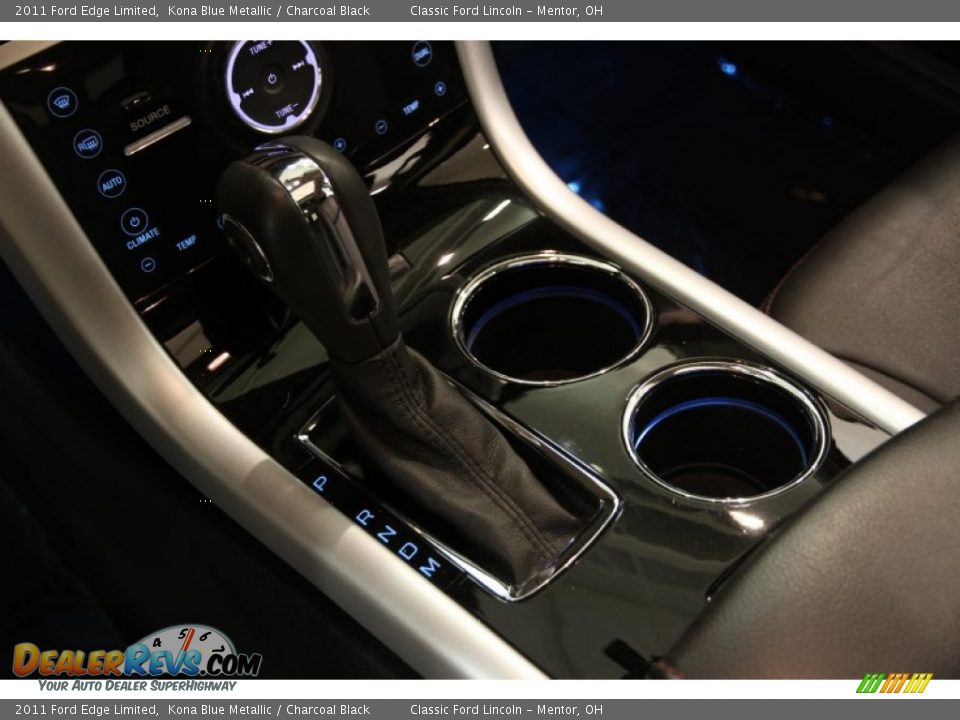 2011 Ford Edge Limited Kona Blue Metallic / Charcoal Black Photo #14