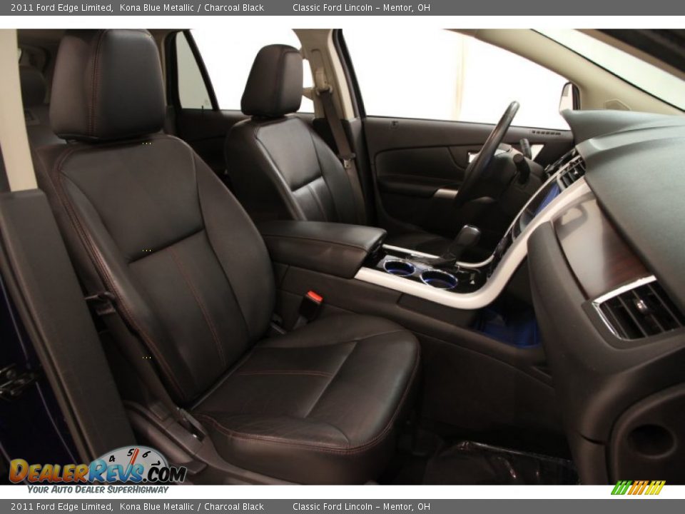 2011 Ford Edge Limited Kona Blue Metallic / Charcoal Black Photo #15