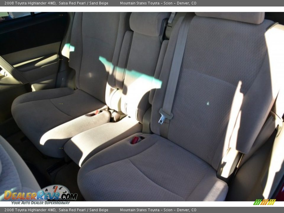 2008 Toyota Highlander 4WD Salsa Red Pearl / Sand Beige Photo #6