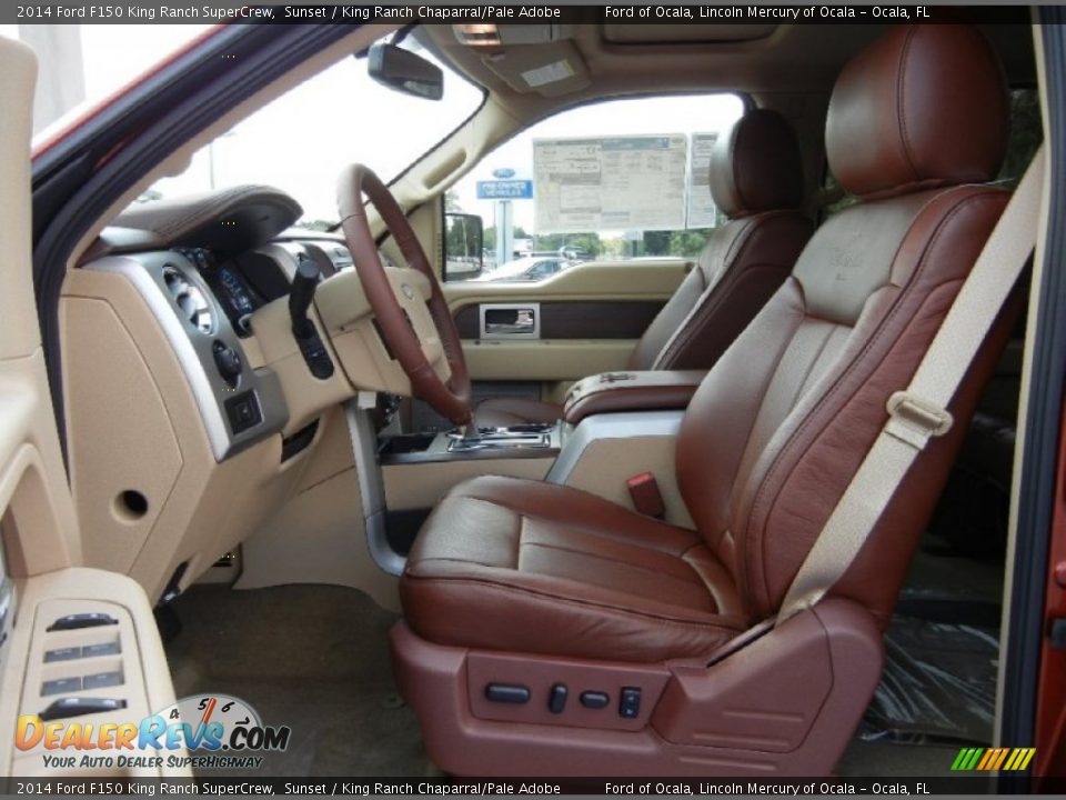 King Ranch Chaparral/Pale Adobe Interior - 2014 Ford F150 King Ranch SuperCrew Photo #6