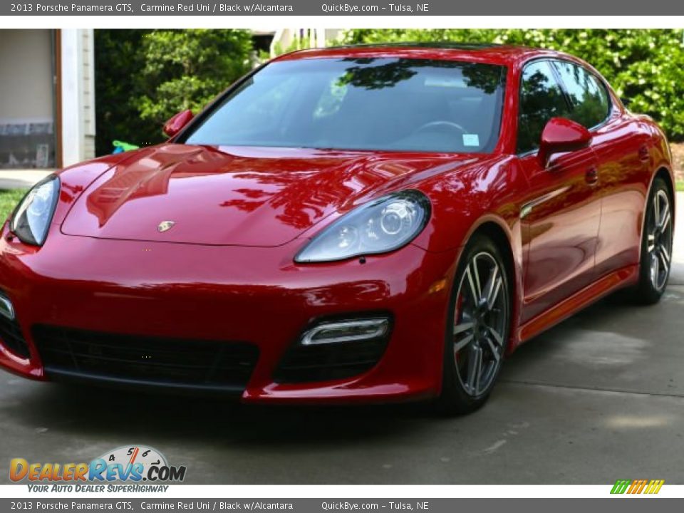 2013 Porsche Panamera GTS Carmine Red Uni / Black w/Alcantara Photo #3