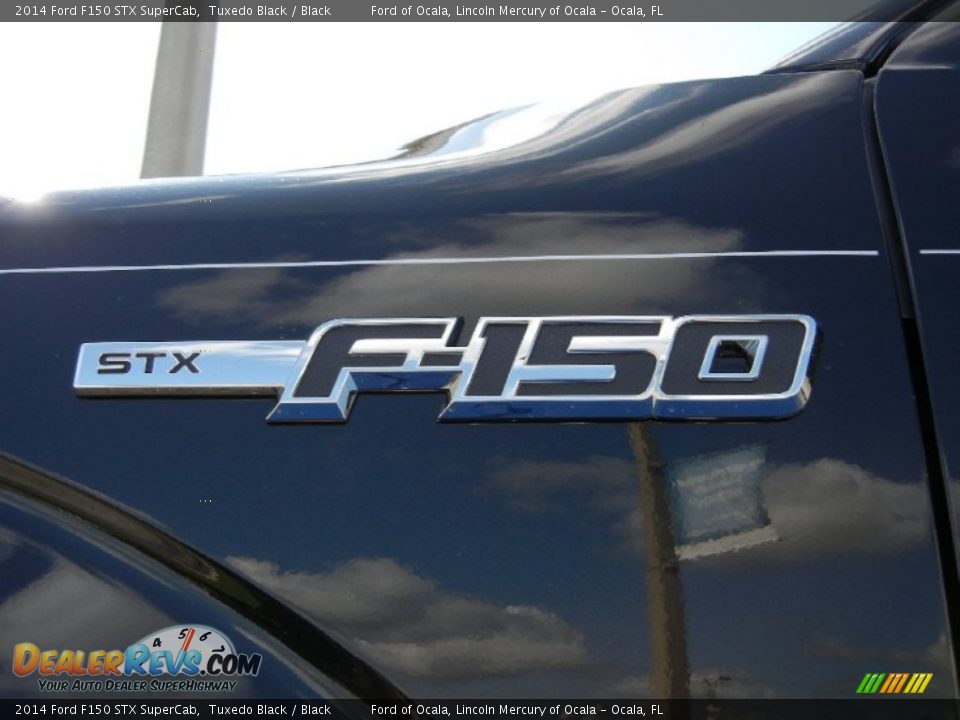 2014 Ford F150 STX SuperCab Tuxedo Black / Black Photo #5