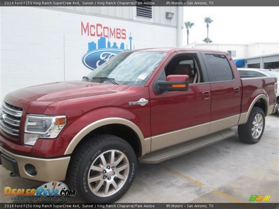 2014 Ford F150 King Ranch SuperCrew 4x4 Sunset / King Ranch Chaparral/Pale Adobe Photo #3