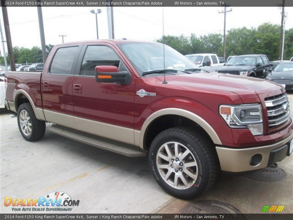2014 Ford F150 King Ranch SuperCrew 4x4 Sunset / King Ranch Chaparral/Pale Adobe Photo #4