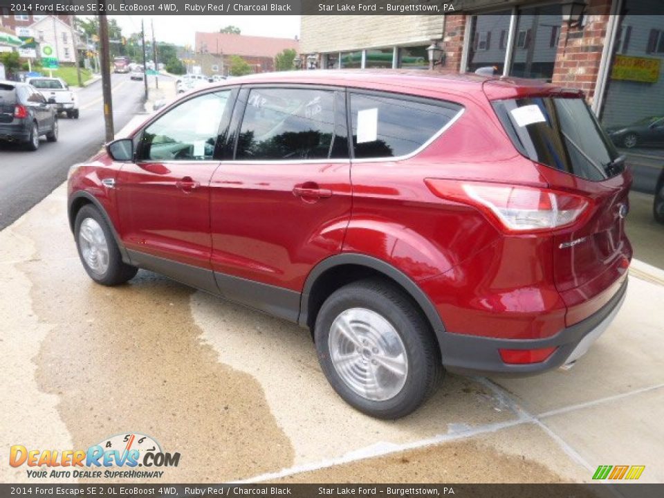 2014 Ford Escape SE 2.0L EcoBoost 4WD Ruby Red / Charcoal Black Photo #6