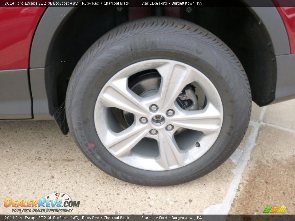 2014 Ford Escape SE 2.0L EcoBoost 4WD Ruby Red / Charcoal Black Photo #8