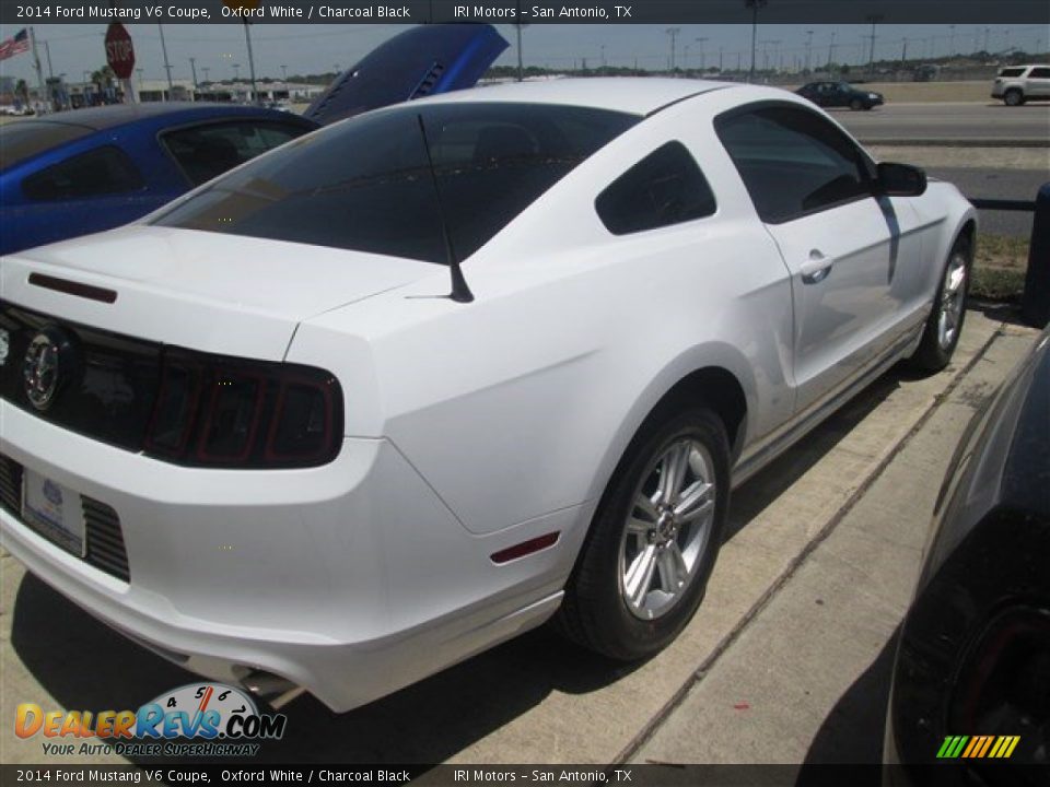 2014 Ford Mustang V6 Coupe Oxford White / Charcoal Black Photo #1