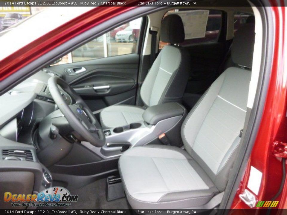 2014 Ford Escape SE 2.0L EcoBoost 4WD Ruby Red / Charcoal Black Photo #9