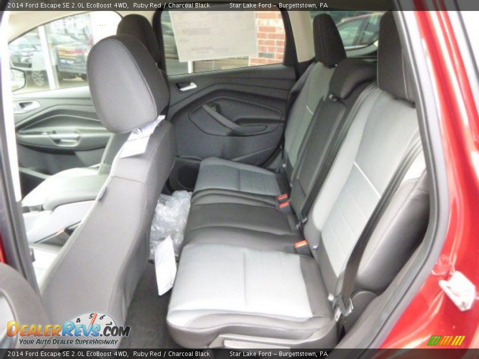 2014 Ford Escape SE 2.0L EcoBoost 4WD Ruby Red / Charcoal Black Photo #11