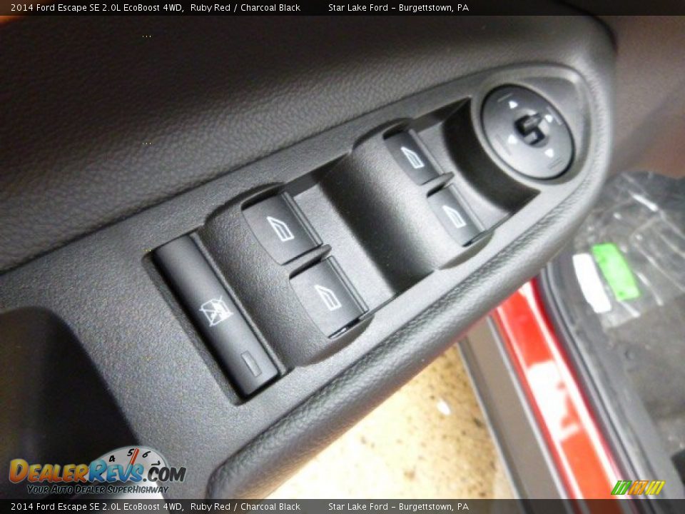 2014 Ford Escape SE 2.0L EcoBoost 4WD Ruby Red / Charcoal Black Photo #14