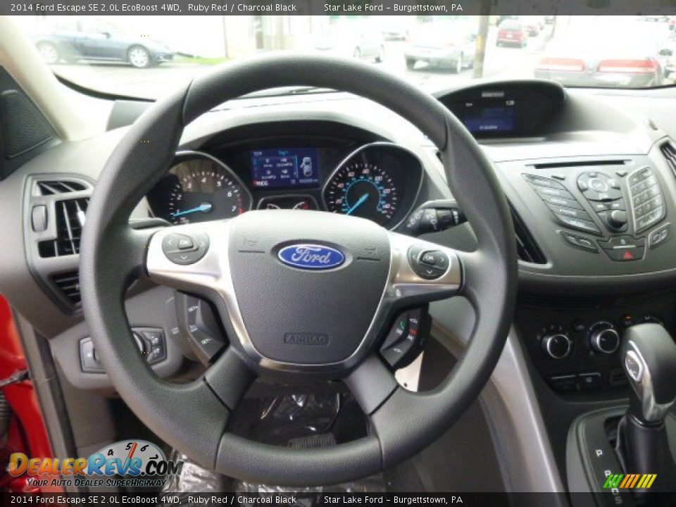 2014 Ford Escape SE 2.0L EcoBoost 4WD Ruby Red / Charcoal Black Photo #19