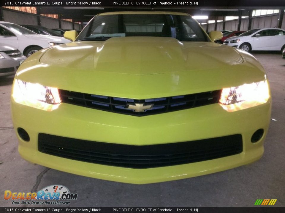2015 Chevrolet Camaro LS Coupe Bright Yellow / Black Photo #2