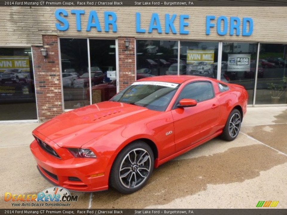 2014 Ford Mustang GT Premium Coupe Race Red / Charcoal Black Photo #1