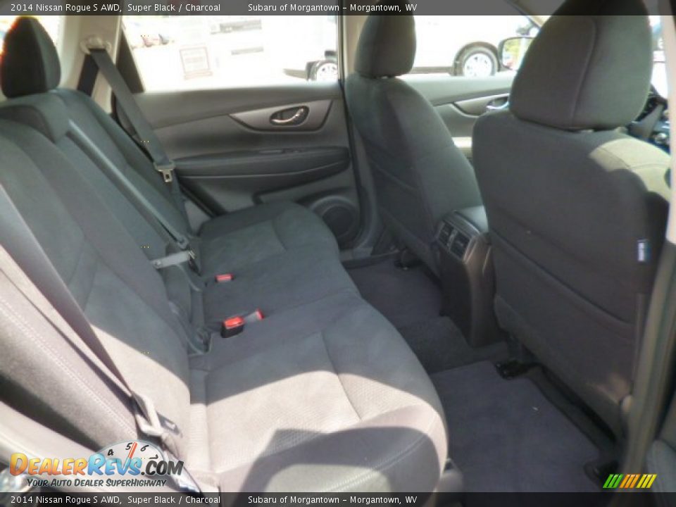 2014 Nissan Rogue S AWD Super Black / Charcoal Photo #11