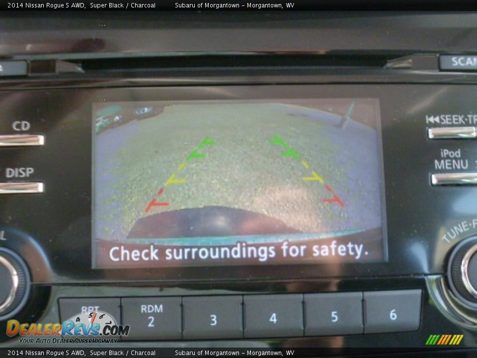 2014 Nissan Rogue S AWD Super Black / Charcoal Photo #19