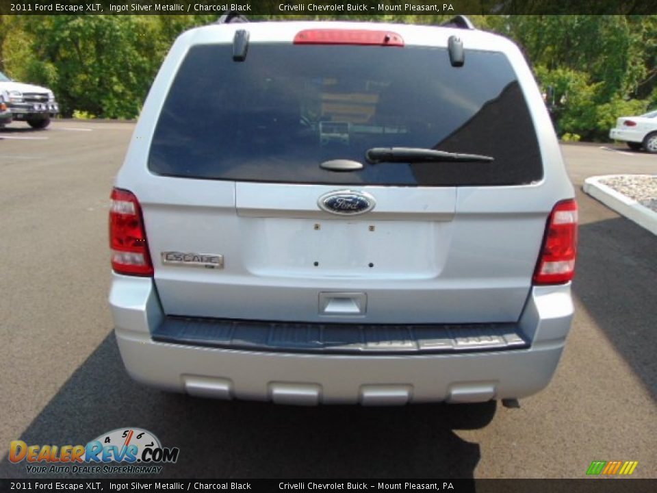 2011 Ford Escape XLT Ingot Silver Metallic / Charcoal Black Photo #10