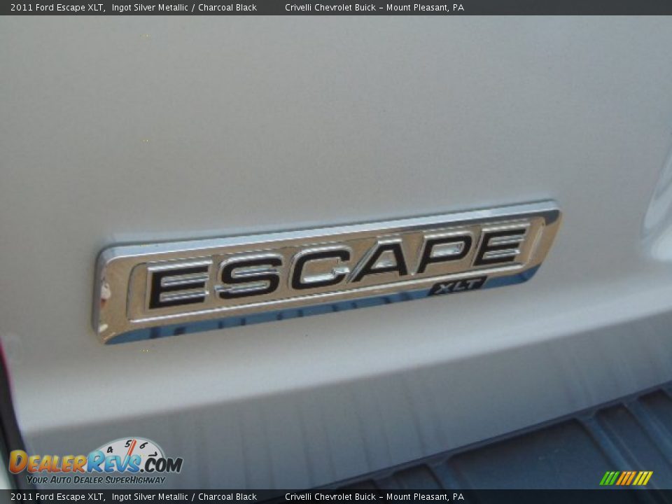 2011 Ford Escape XLT Ingot Silver Metallic / Charcoal Black Photo #11