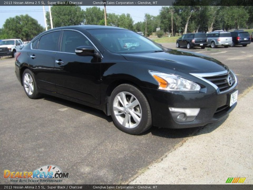 2013 Nissan Altima 2.5 SL Super Black / Charcoal Photo #2