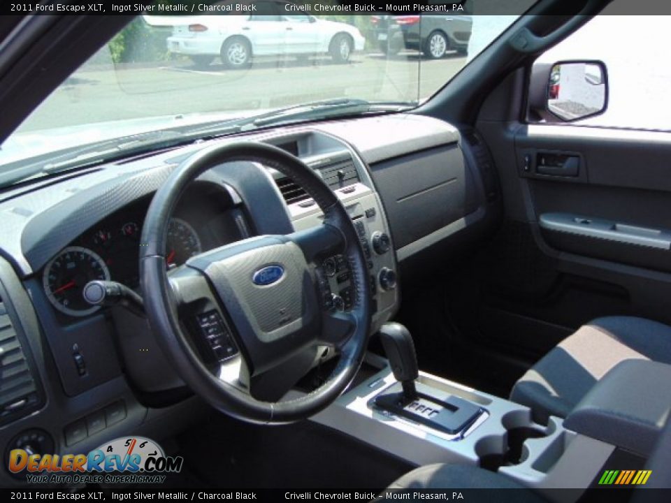 2011 Ford Escape XLT Ingot Silver Metallic / Charcoal Black Photo #14
