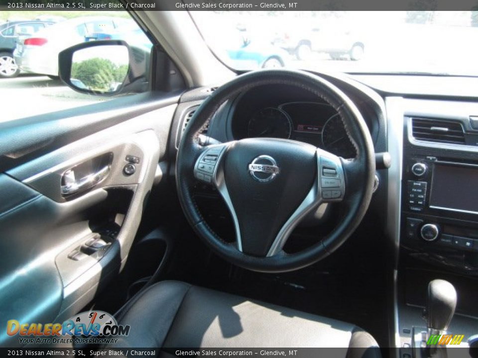 2013 Nissan Altima 2.5 SL Super Black / Charcoal Photo #13