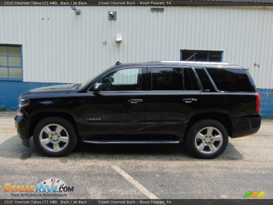 2015 Chevrolet Tahoe LTZ 4WD Black / Jet Black Photo #2