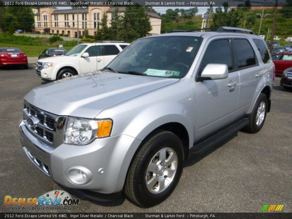 2012 Ford Escape Limited V6 4WD Ingot Silver Metallic / Charcoal Black Photo #5